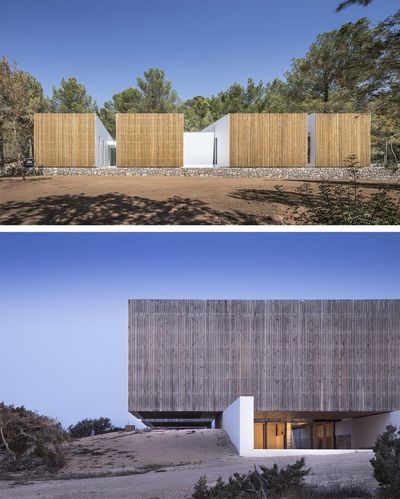 Gabarró viste dos proyectos del arquitecto Marià Castelló con madera termotratada Lunawood
