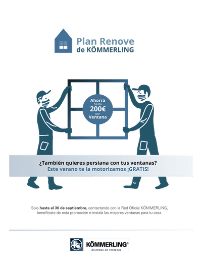 Estrena ventanas con el Plan Renove de KÖMMERLING