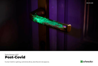 Soluciones LED Post-Covid: Artesolar lanza una luminaria LED con luz ultravioleta y filtro de aire