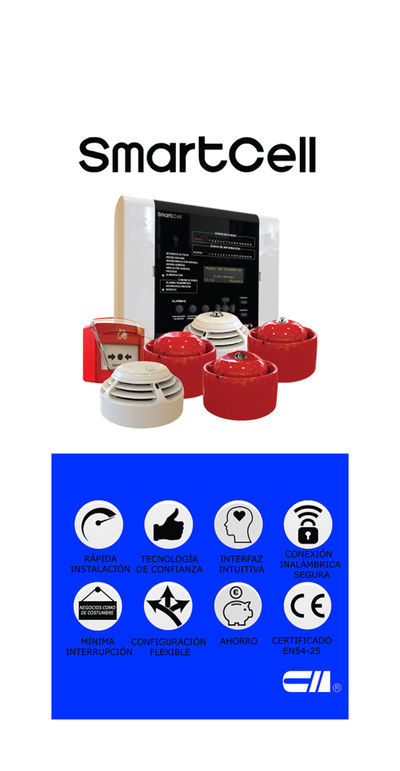 SmartCell, sistema innovador y flexible para protección contra incendios