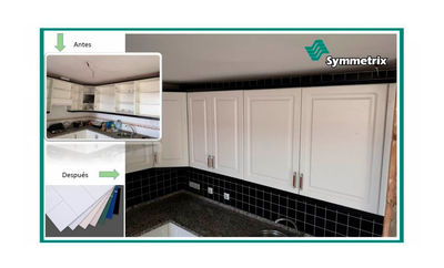 Laminado plástico Symmetrix®, fácil de instalar