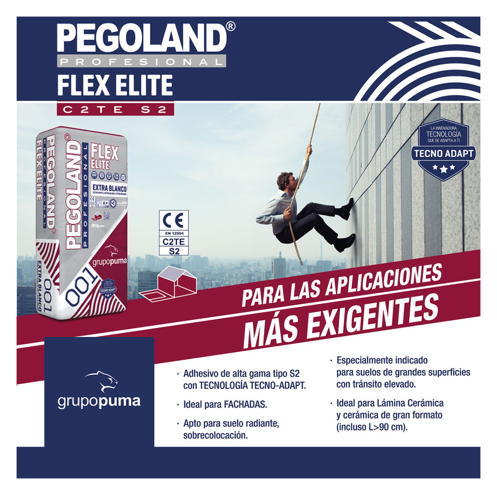 Grupo desarrolla Pegoland Profesional Flex Elite, mejor cementoso del mercado | Construnario.com