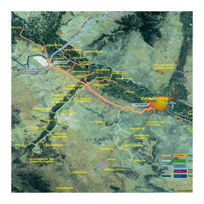 Proyecto Válvulas Automáticas Ross: abastecimiento desde la presa de Yesa a Zaragoza y su entorno (30 pueblos) Aragón (España)