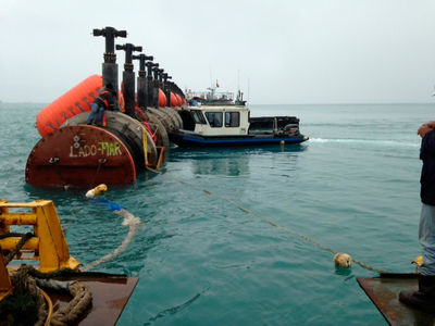 Proyecto Válvulas Automáticas Ross: Emisario submarino de la PTAR (Planta de Tratamiento de Aguas Residuales) de Taboada, Lima (Perú)