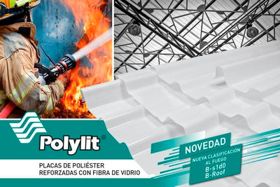 Stabilit consigue la clasificación al fuego B-s1, d0 para Polylit® FR