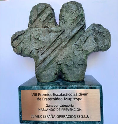 CEMEX ganador en la categoría "Hablando de prevención" de los VIII Premios Escolástico Zaldívar