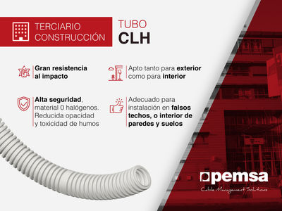 Pemsa lanza un sistema de tubo CLH, la solución más segura para edificios e infraestructuras