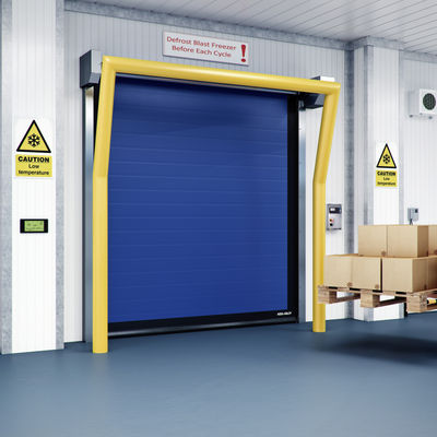 Soluciones automatizadas ASSA ABLOY Entrance Systems para almacenamiento de productos en frío y ahorro energético