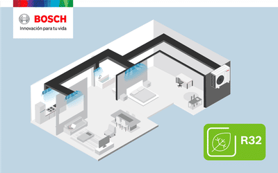 Los equipos de aire acondicionado por conducto de Bosch ya permiten la climatización por zonas
