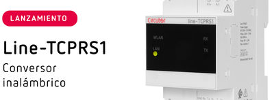 Circutor lanza al mercado el conversor inalámbrico Line-TCPRS1 con Wi-Fi y Ethernet