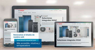 Descubre el nuevo diseño de la web de Bosch Comercial e Industrial