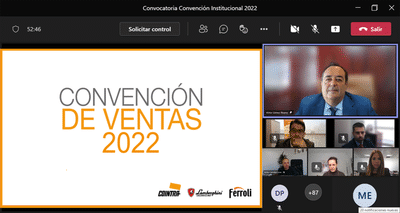 El Grupo Ferroli celebra su convención de ventas 2022 de forma telemática