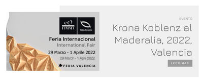 Krona Koblenz presentará un avance de sus nuevos productos en Maderalia 2022