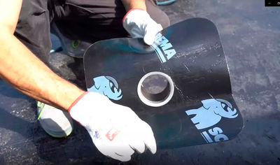 Vídeo Soprema: Cómo instalar una cazoleta Draini en una cubierta con una impermeabilización bituminosa