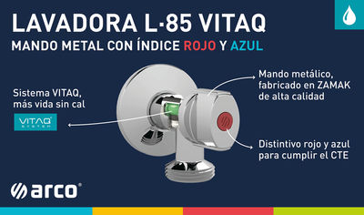 ARCO re-diseña su válvula de lavadora L·85 VITAQ