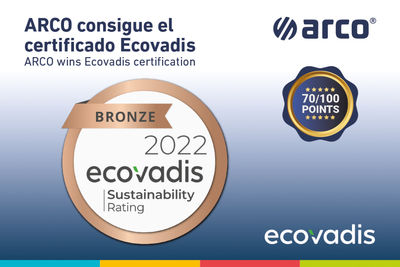 Válvulas Arco obtiene la certificación EcoVadis