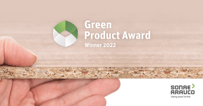 La gama de productos decorativos Innovus MFC de Sonae Arauco gana el Green Product Award 2022