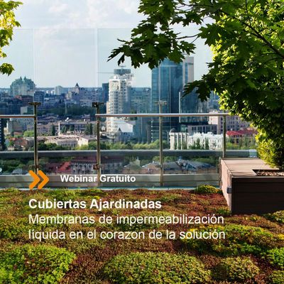 Master Builders Solutions ofrece un nuevo webinar gratuito sobre construcción de cubiertas ajardinadas