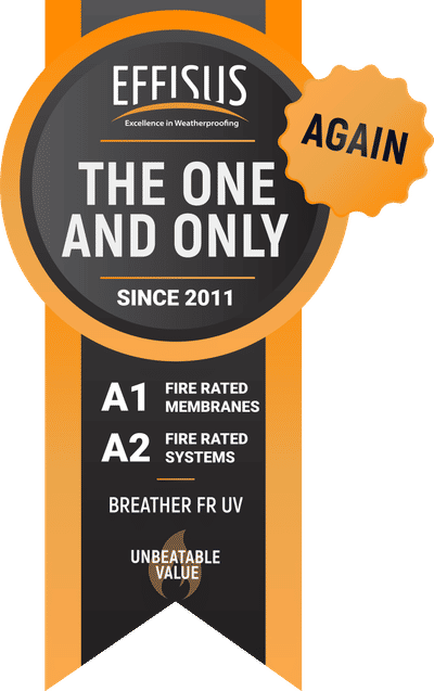 Effisus Breather FR UV, membrana ignífuga y resistente al UV para fachadas ventiladas