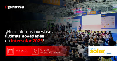 Pemsa lleva a Intersolar Europe 2025 sus soluciones para energía solar