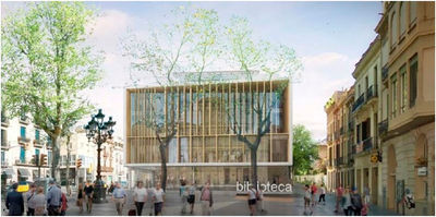 Tecalum sistemes se une al proyecto de la nueva biblioteca en Sarrià