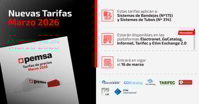 Pemsa actualiza sus tarifas Nº 175 y Nº 314 con formatos digitales para una integración total