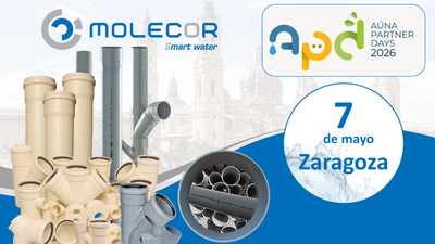Molecor estará presente en AUNA Partner Day 2026 en Zaragoza