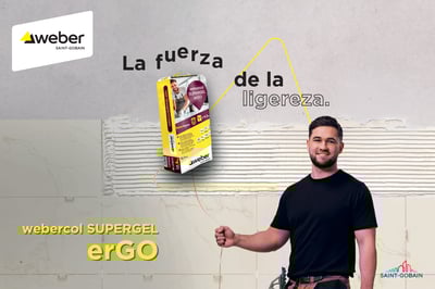 Saint-Gobain Weber revoluciona la colocación cerámica con webercol SUPERGEL erGO