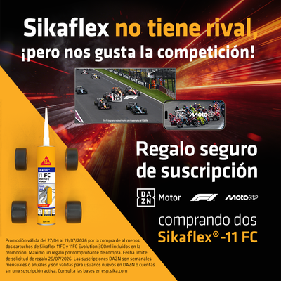 Motor y construcción se dan la mano en la nueva campaña de Sika