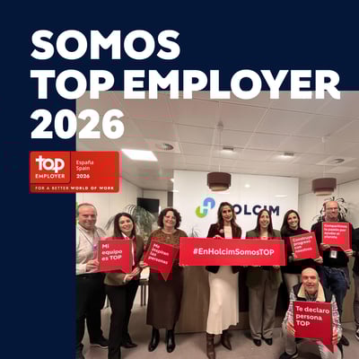 Holcim España revalida su certificación Top Employer por cuarto año consecutivo