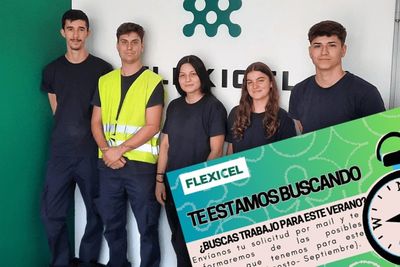 Flexicel abre sus puertas a la próxima generación con un programa estival para jóvenes familiares de empleados