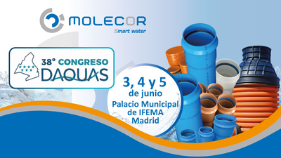 Molecor presentará sus soluciones más innovadoras en el 38º Congreso DAQUAS