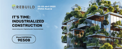 SOPREMA llega a REBUILD 2025 con soluciones sostenibles para una edificación más eficiente y responsable