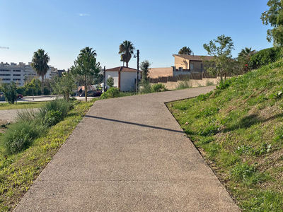 El Parc del Mas de la Mel apuesta por el hormigón pigmentado y la sostenibilidad urbana