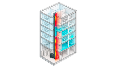 Cómo reducir la pérdida de calor en conductos verticales y mejorar la eficiencia del edificio