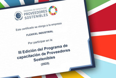 Flexicel Industrial logra la certificación de Proveedor Sostenible del Pacto Mundial de la ONU