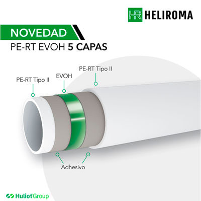 HELIROMA PE-RT EVOH 5, la solución ideal para suelo radiante