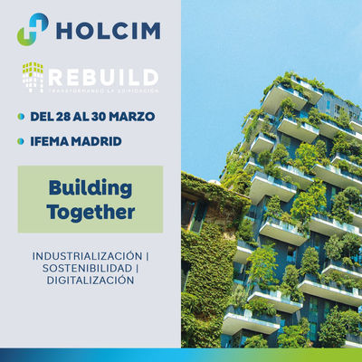 Holcim España presenta su nueva imagen corporativa en Rebuild 2023 