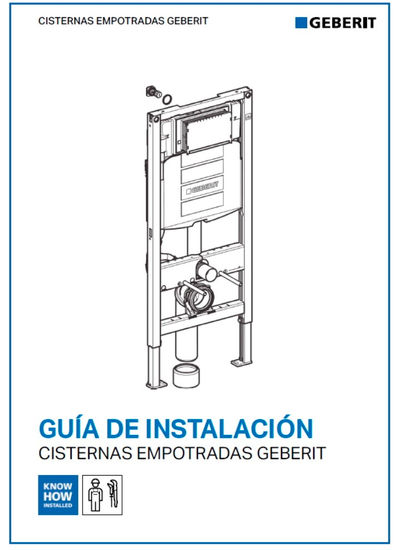 Manual instalación cisternas empotradas Geberit