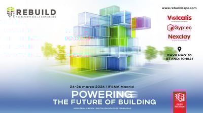 Volcalis, Gyptec y Nexclay muestran en REBUILD 2026 la "Excelencia Invisible" de la edificación