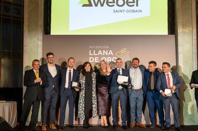 Saint-Gobain Weber reconoce la excelencia técnica en la XVI edición de los Premios Llana de Oro