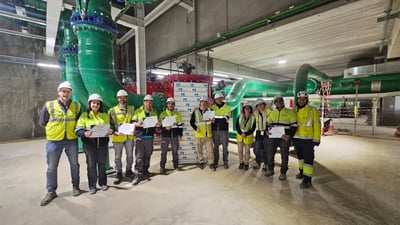 Amiblu Pipes Spain ejecuta la ampliación de la planta de generación de frío de alta eficiencia central de Bogatell