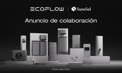SumSol incorpora las soluciones de almacenamiento EcoFlow a su catálogo en España