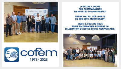 Cofem celebra con sus clientes de exportación su 50 aniversario