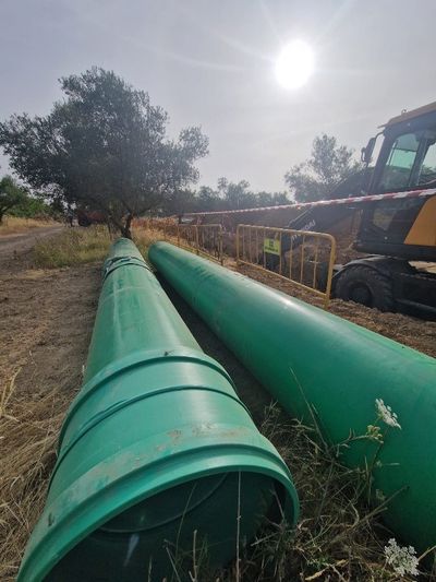 Saneamiento más verde en Salteras con tuberías sostenibles de última generación de Ostendorf