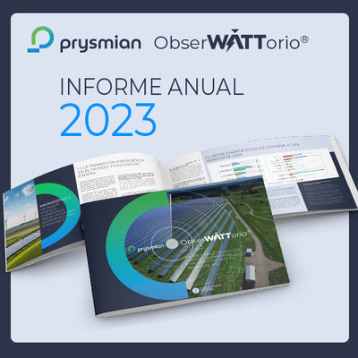 Informe anual del ObserWATTorio® 2023: Prysmian evalúa el avance energético en España
