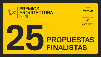 Ya se conocen los finalistas de los Premios ARQUITECTURA 2026 del CSCAE