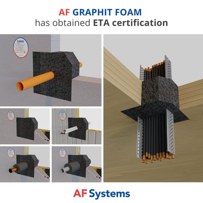 AF Graphit Foam logra la certificación ETA con altas prestaciones frente al fuego