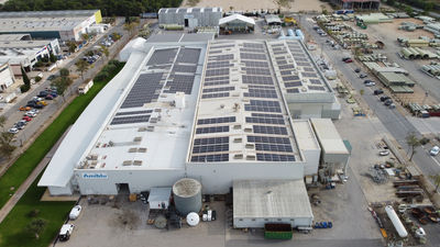 Amiblu Pipes Spain invierte 675.000 euros en placas solares para su planta de producción en Camarles, Tarragona
