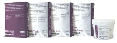 Kerakoll lanza H40 Tech, un gel-adhesivo de altas prestaciones para la colocación cerámica